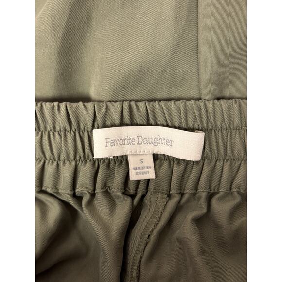 Favorite Daughter Pants Small Womens The Rebound Trouser Green Split Hems - Picture 7 of 9